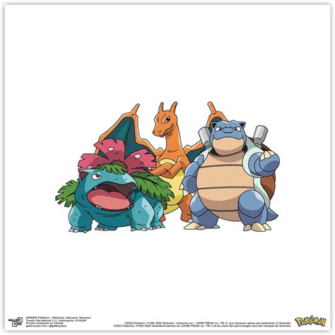 pokemon charizard blastoise venusaur.